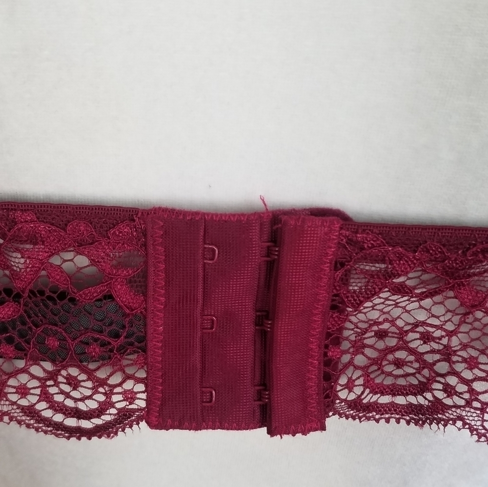 Raychic burgundy lace  bralette  bra - Picture 8 of 11